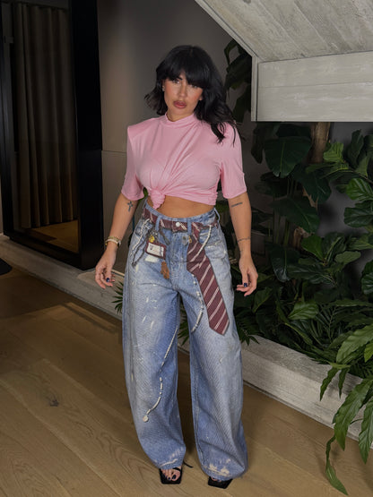 T-SHIRT MEZZO COLLO JUST