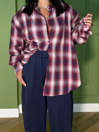 CAMICIA BUTTOM RED