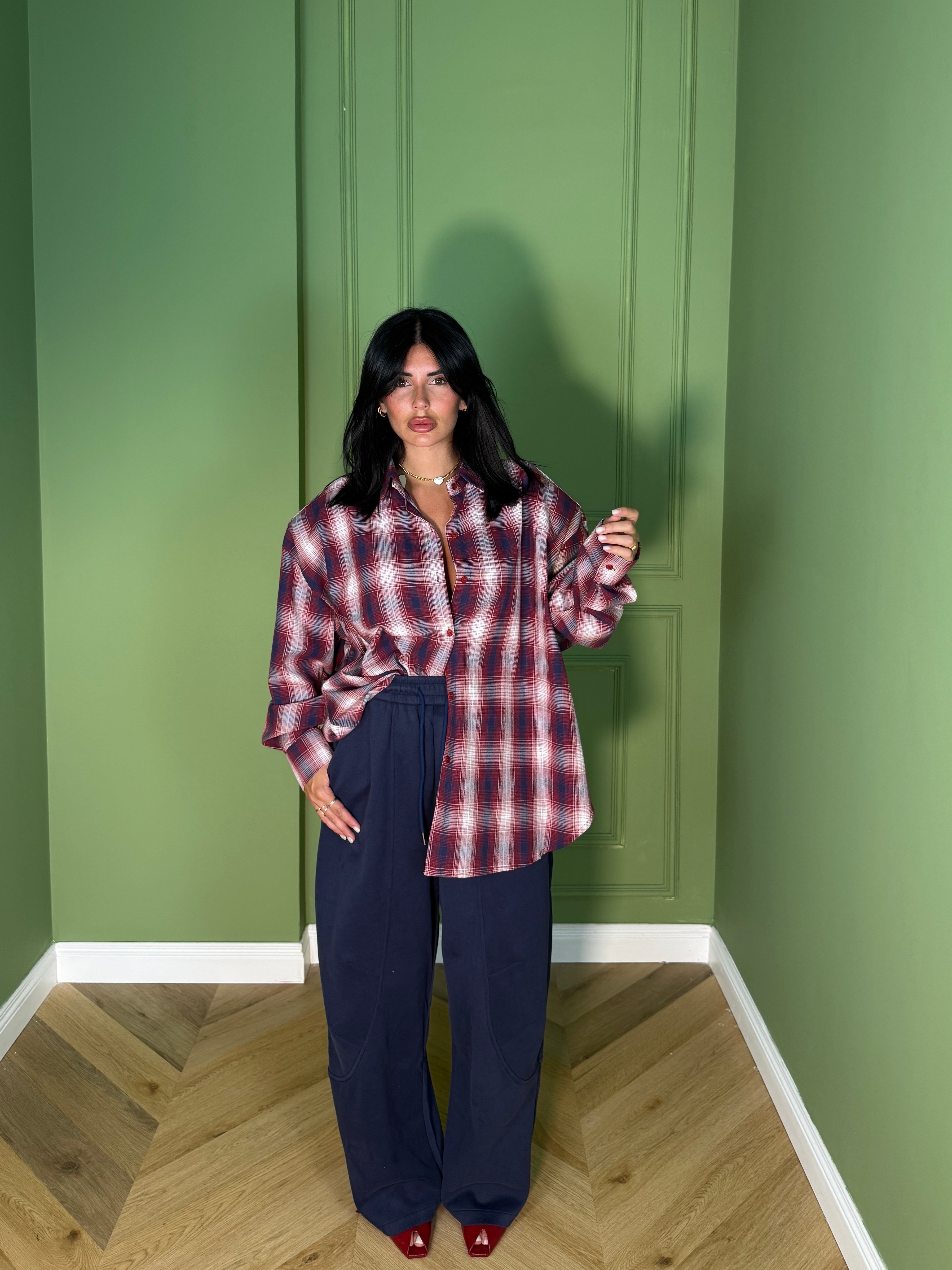 CAMICIA BUTTOM RED