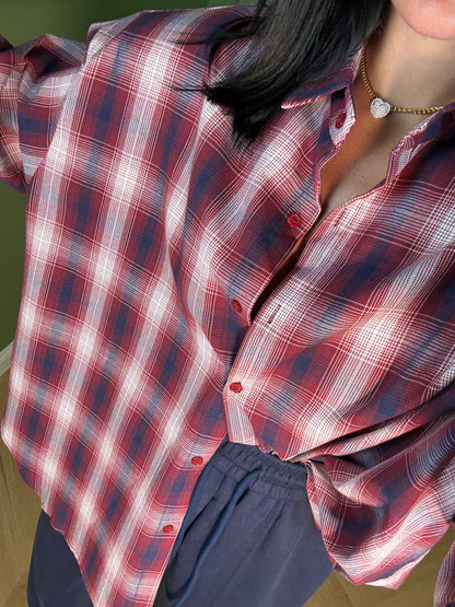CAMICIA BUTTOM RED