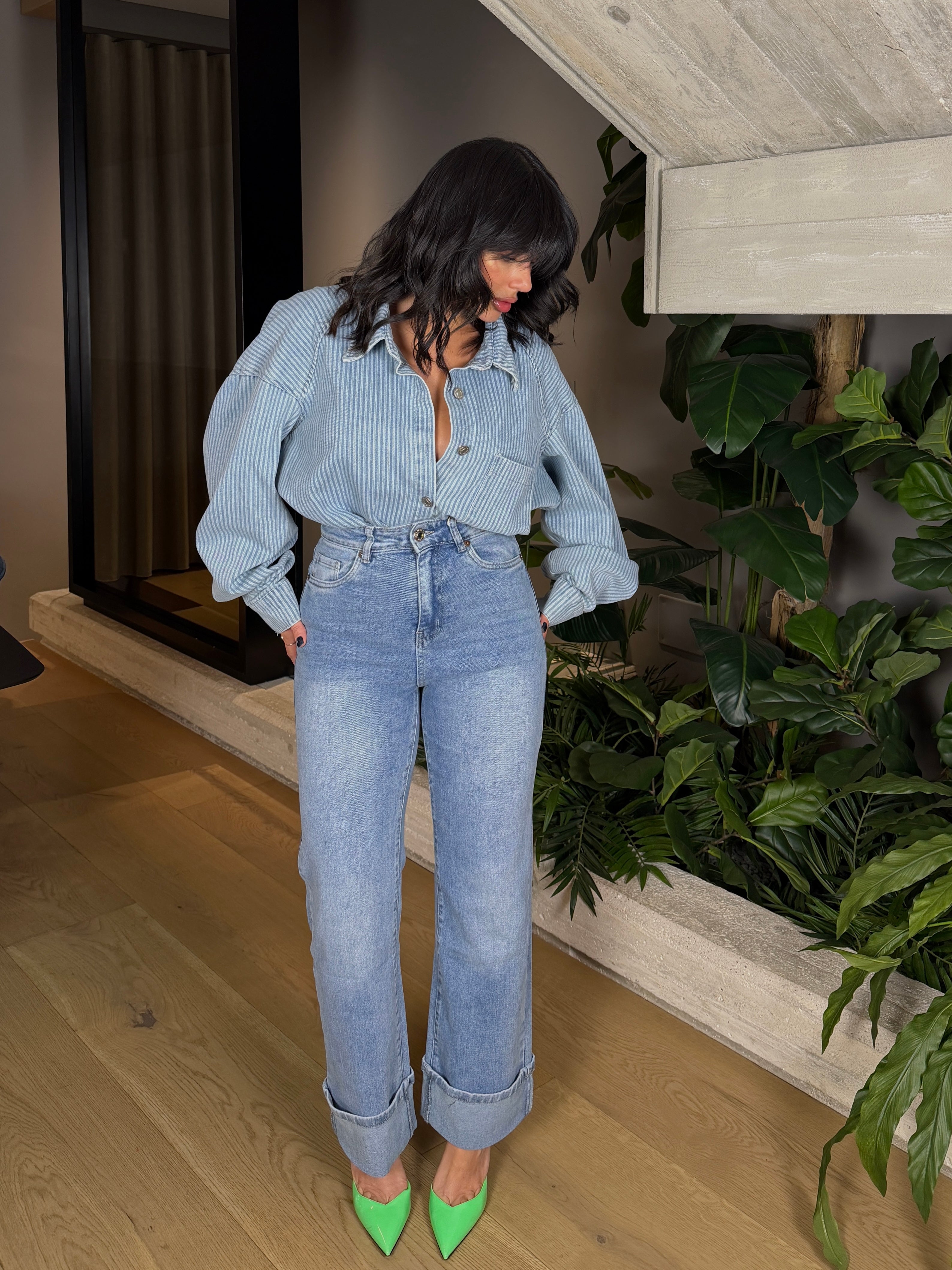 JEANS PUSHUP PIEGONE