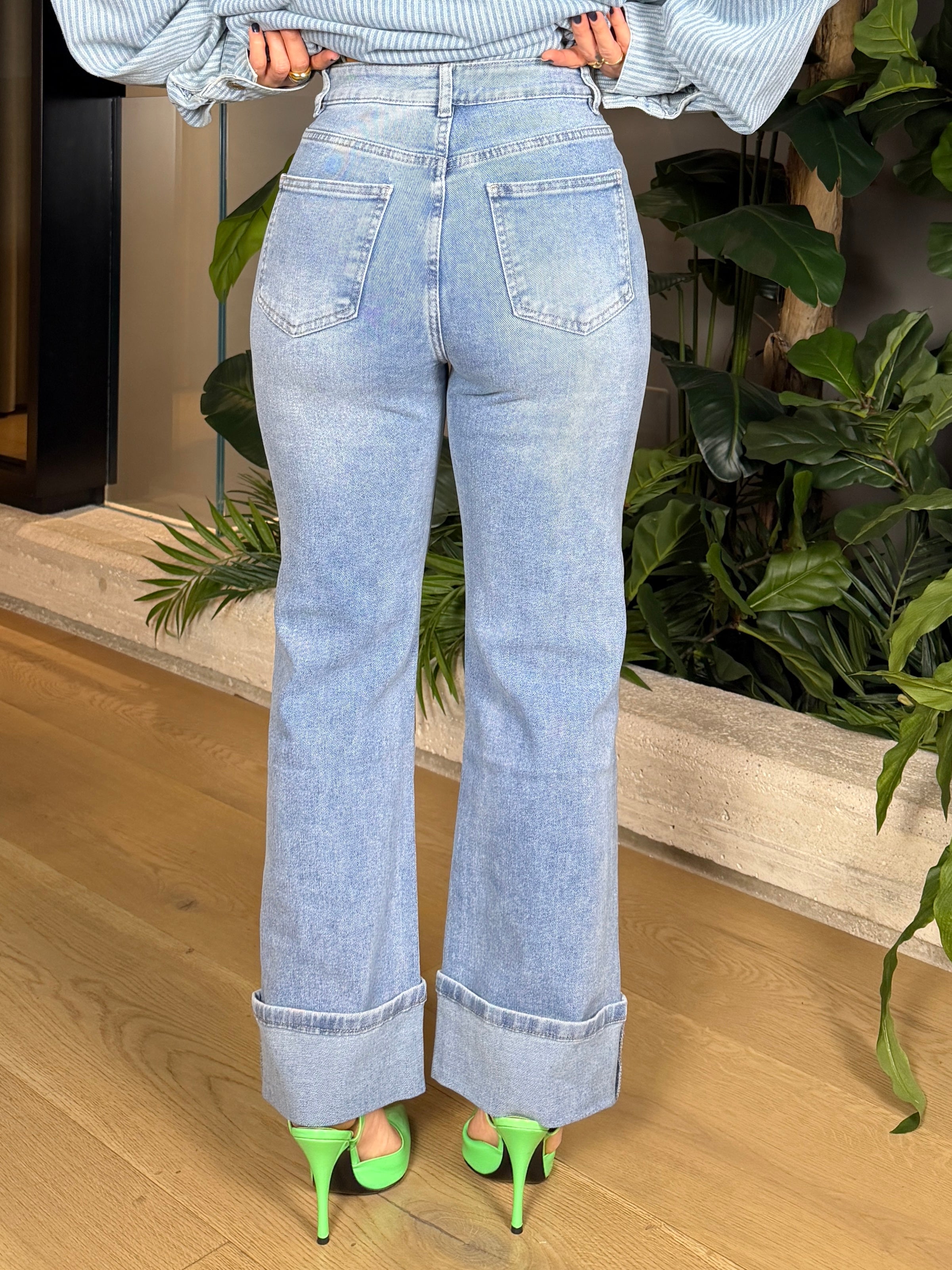 JEANS PUSHUP PIEGONE
