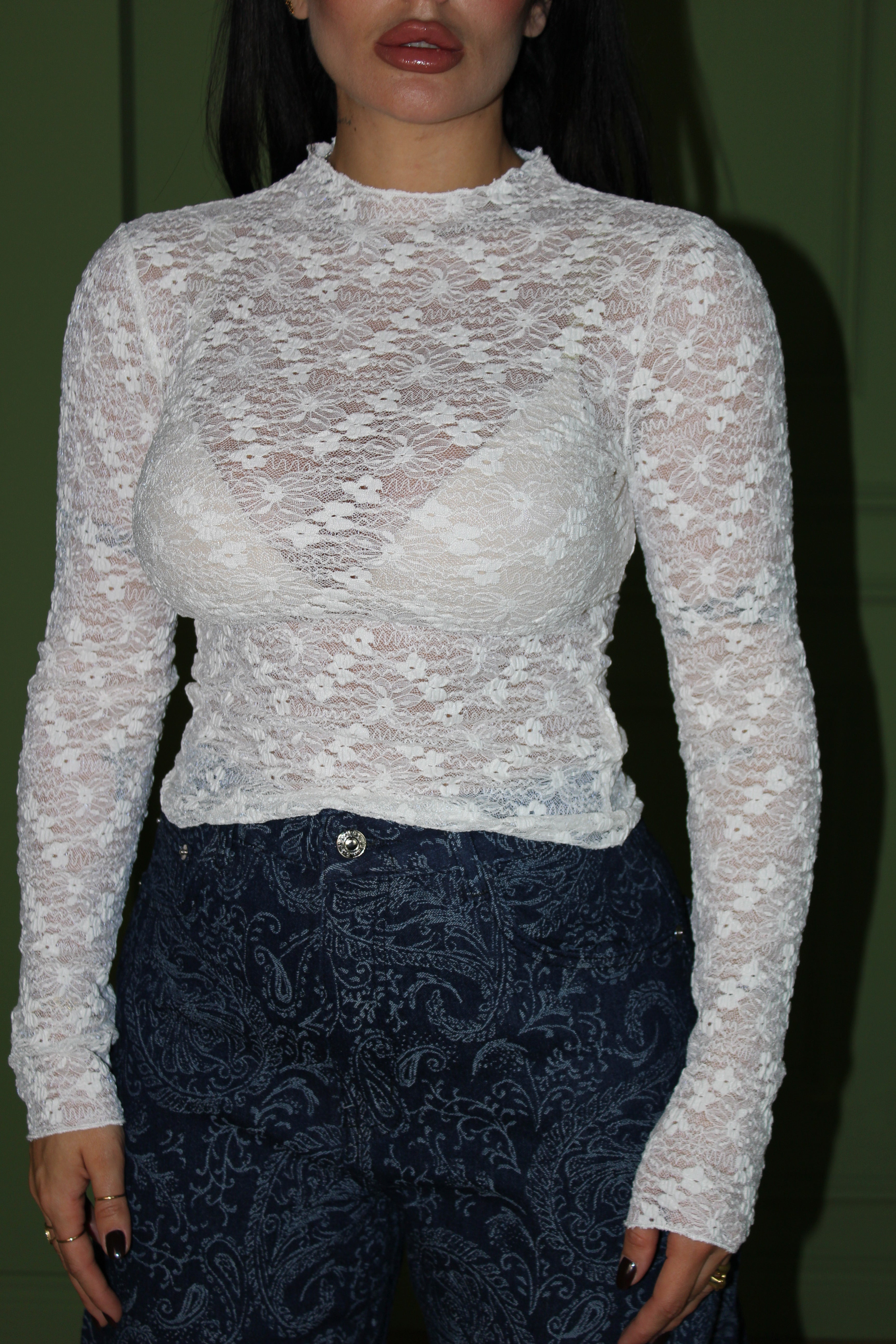 MAGLIA RICAMATA DEA