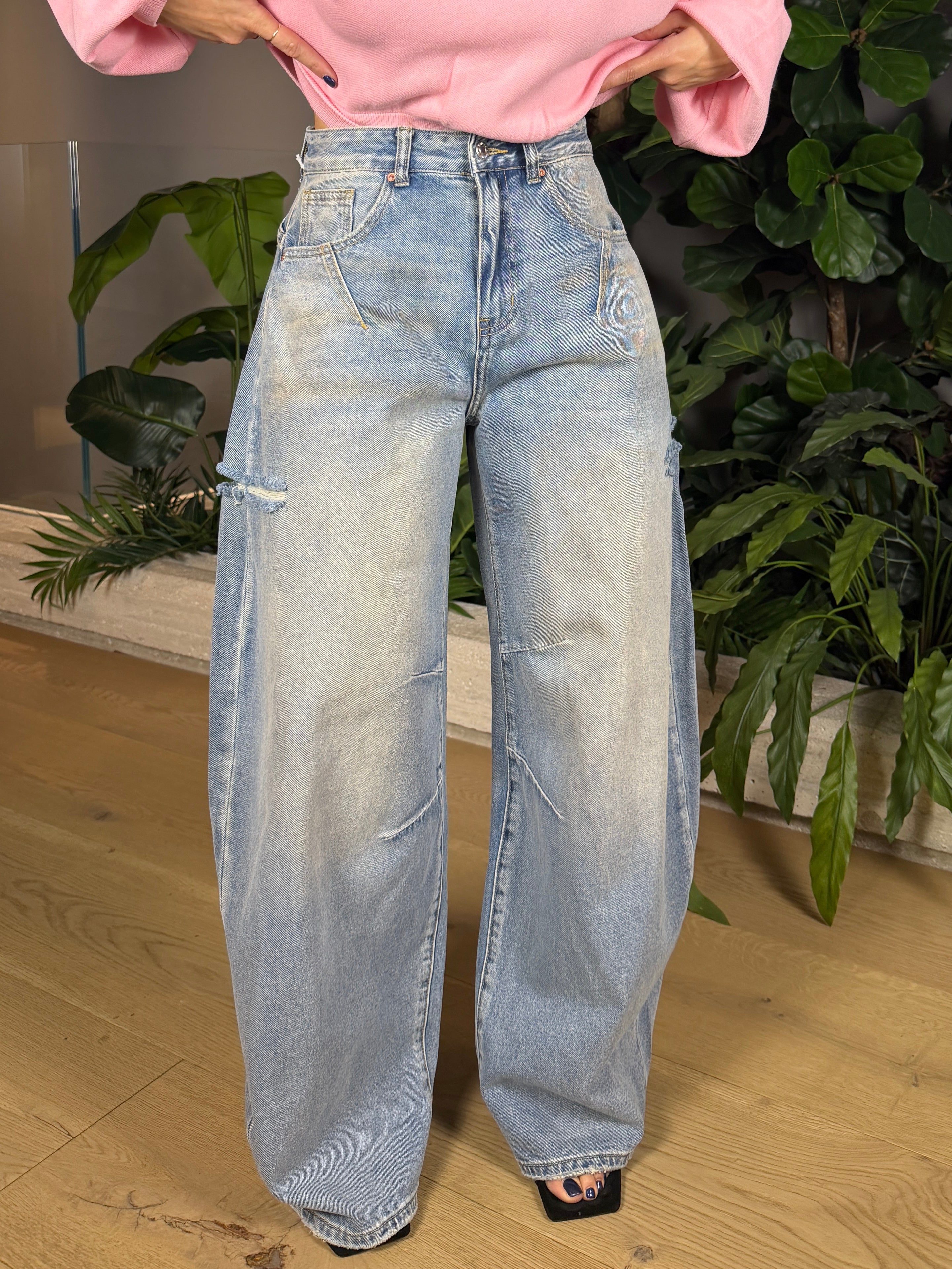 JEANS CARPENTER STRAPPI LATERALI