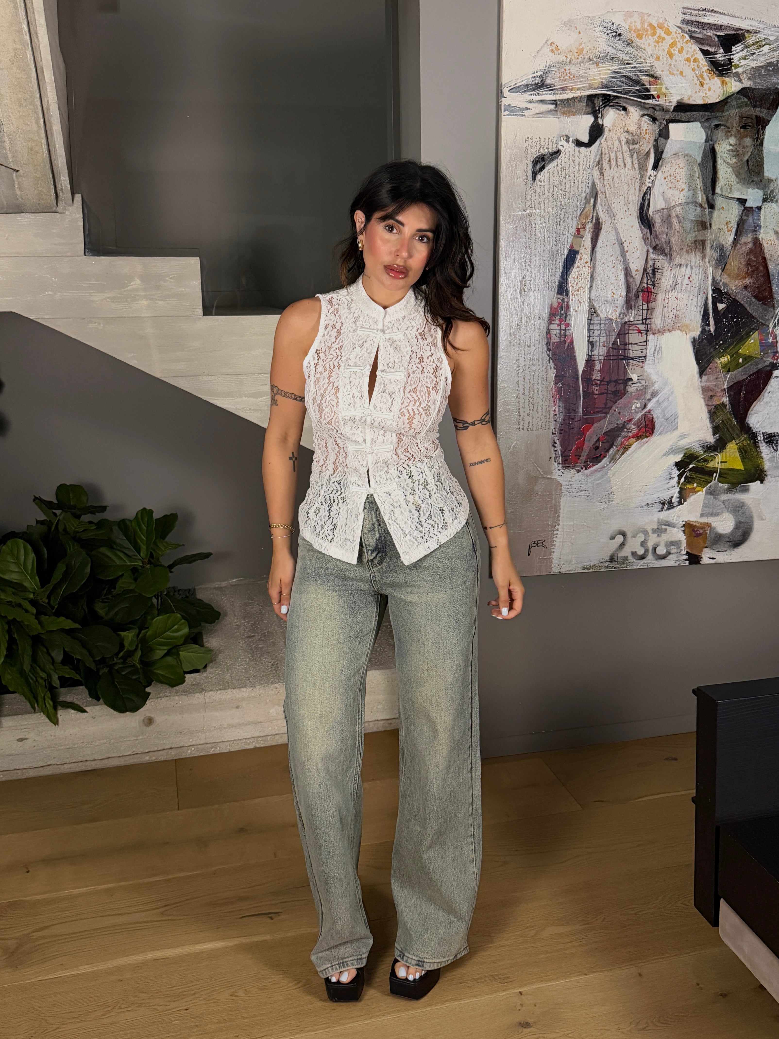 JEANS GAMBA DRITTA LEWI