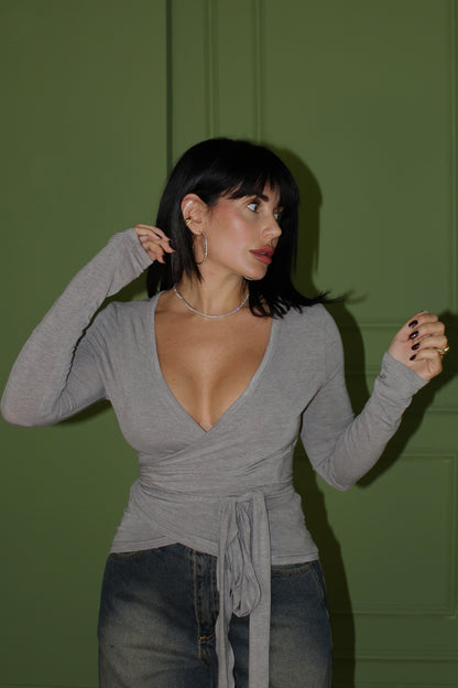 MAGLIA INCROCIATINA EMILY