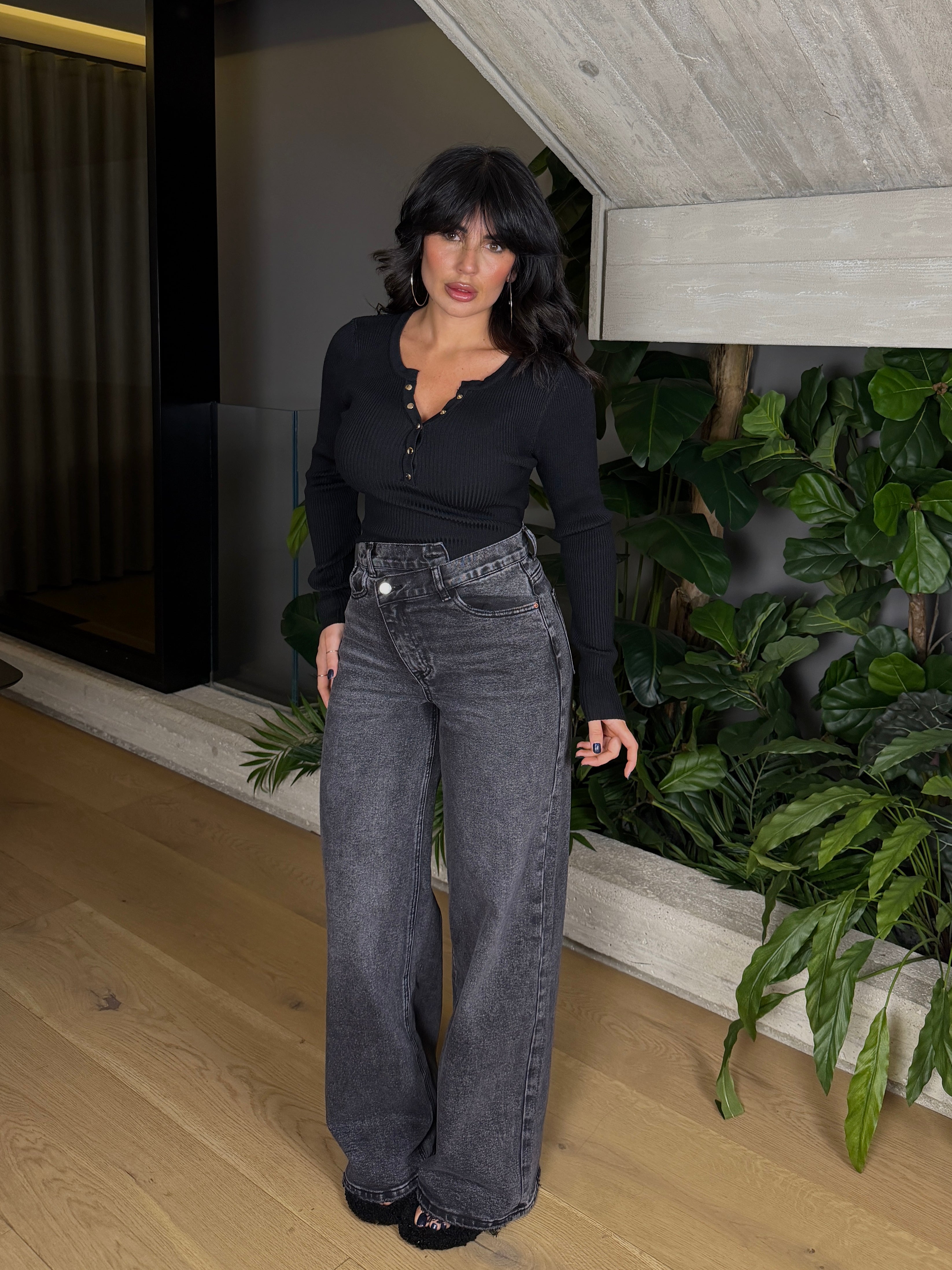 JEANS BLACK TRASVERSALE