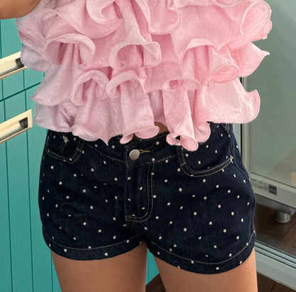 Short Denim  Pois