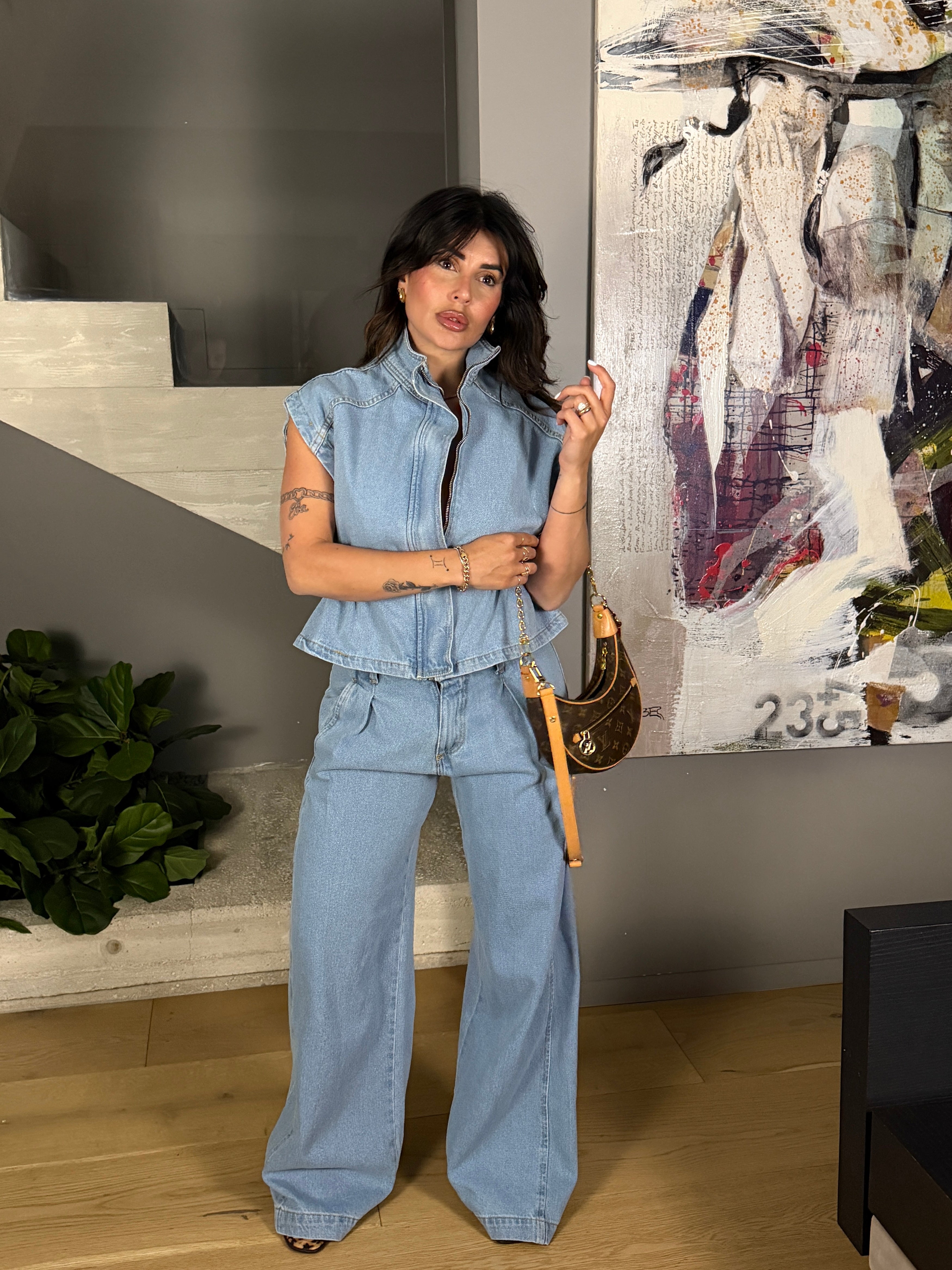 COORD-SET DENIM WIN