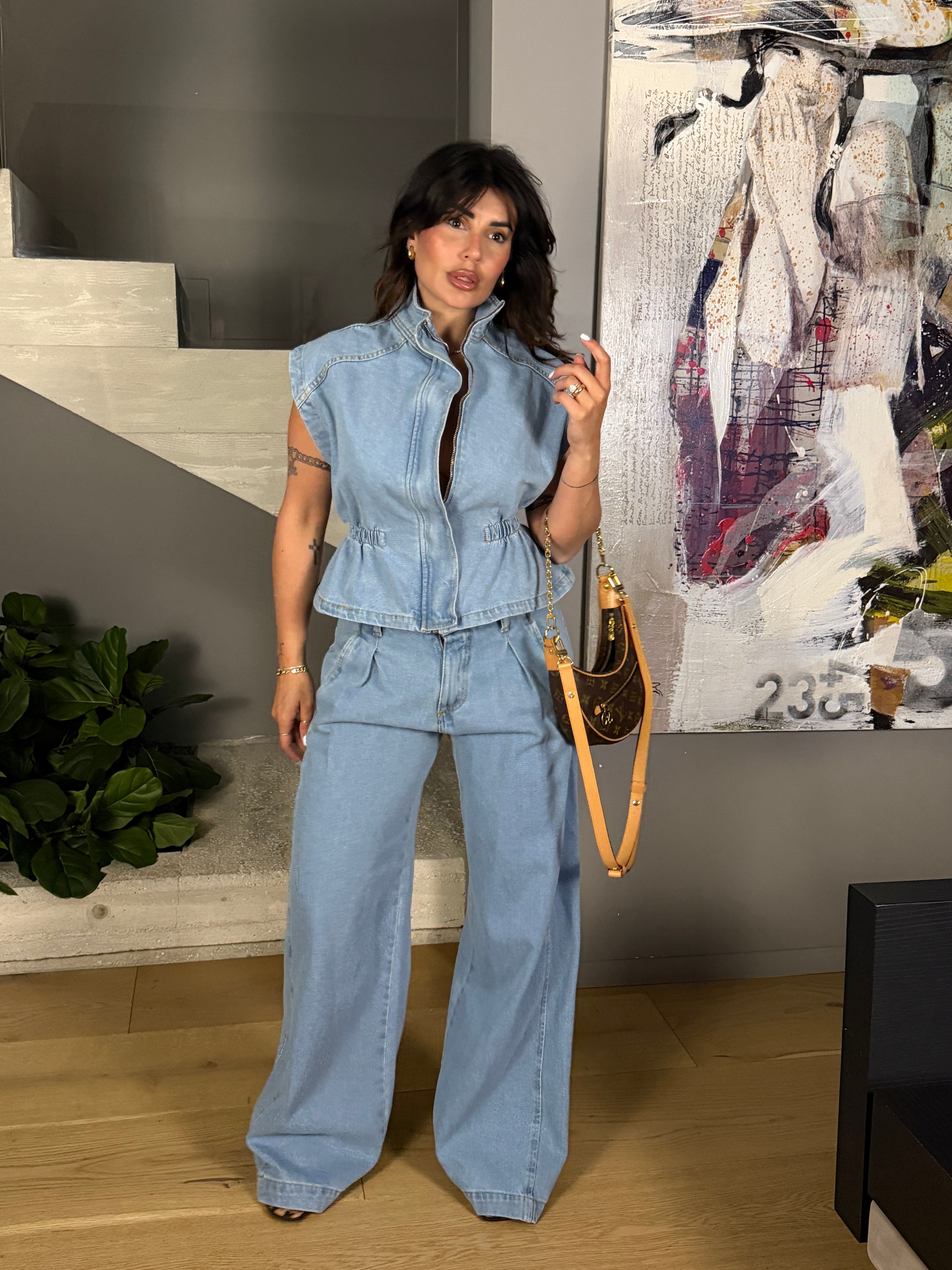 COORD-SET DENIM WIN