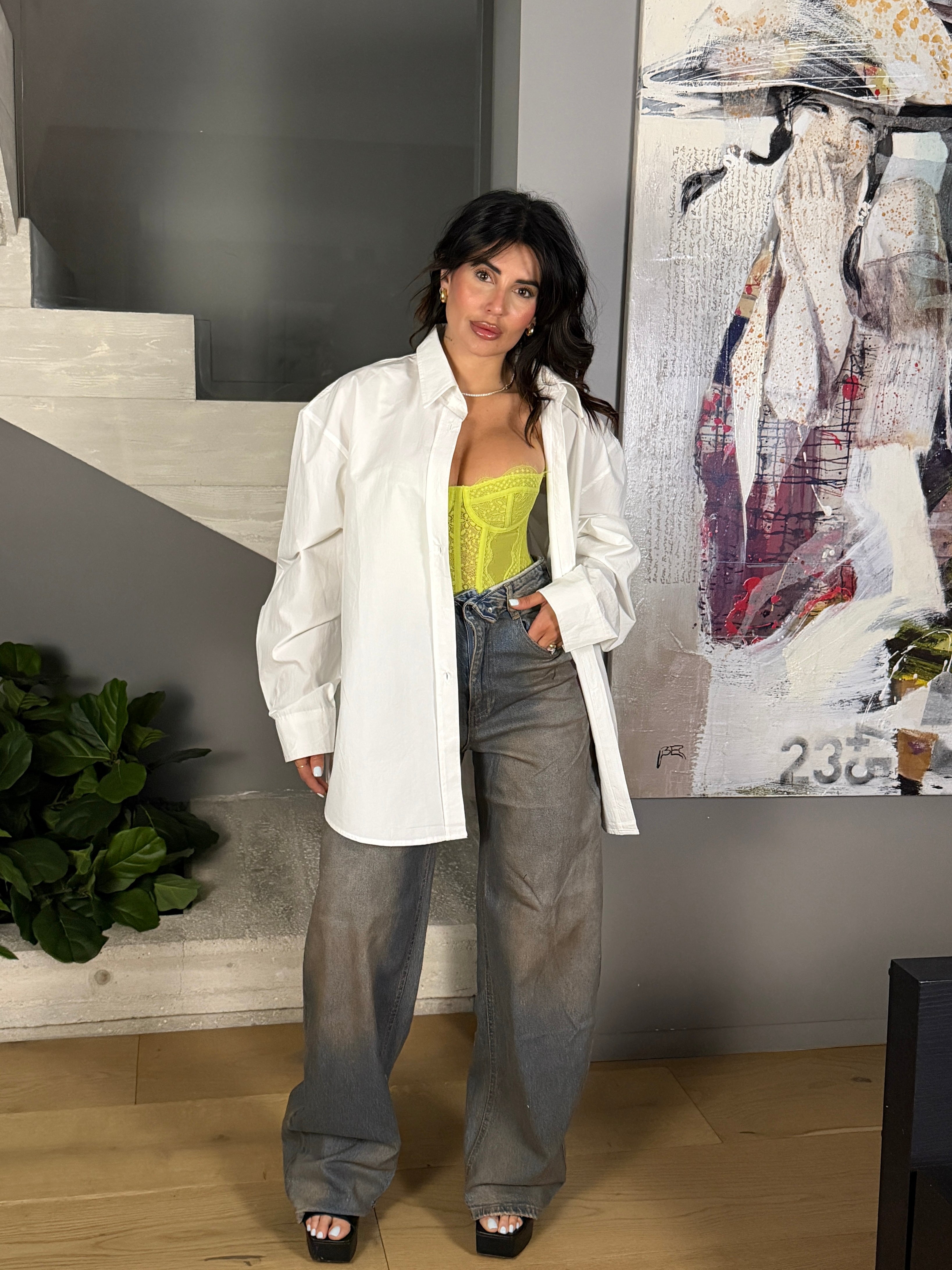 CAMICIA OVERSIZE STARS