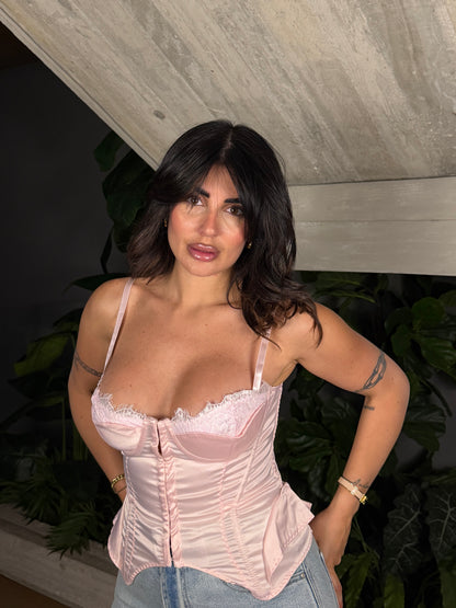 CORSETTO ELETTRA SATIN