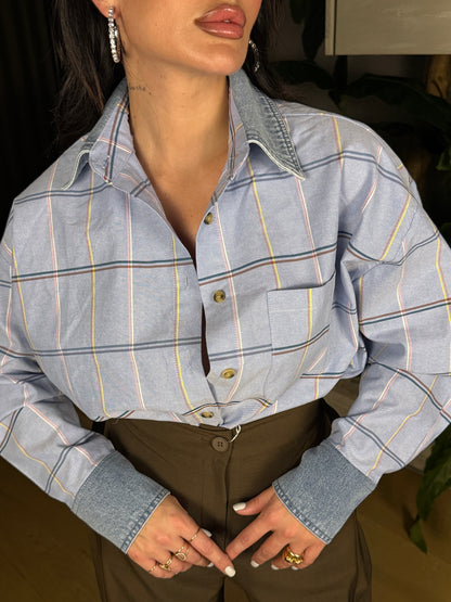 CAMICIA CONTRASTO
