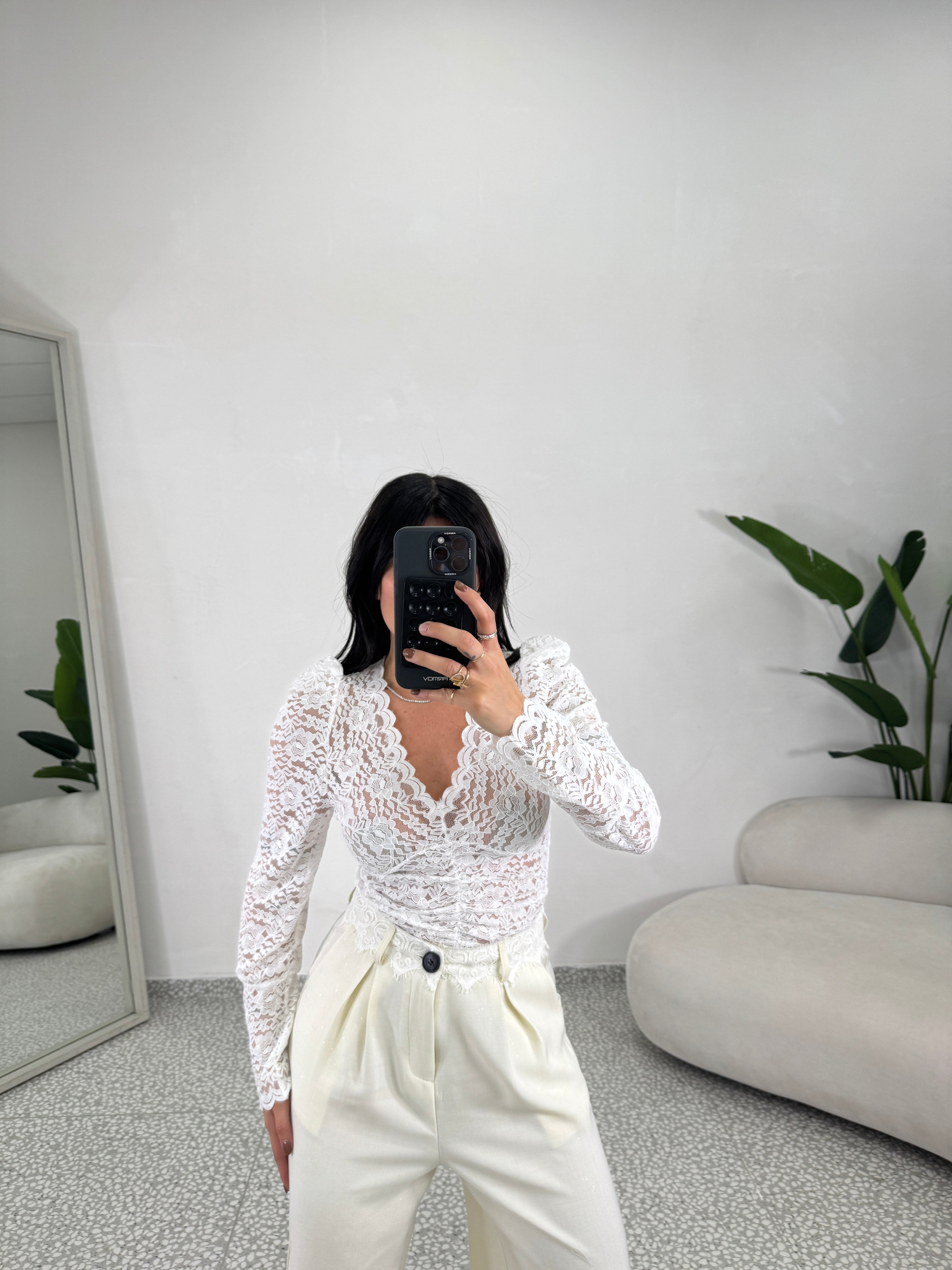Maglia in pizzo Michelle