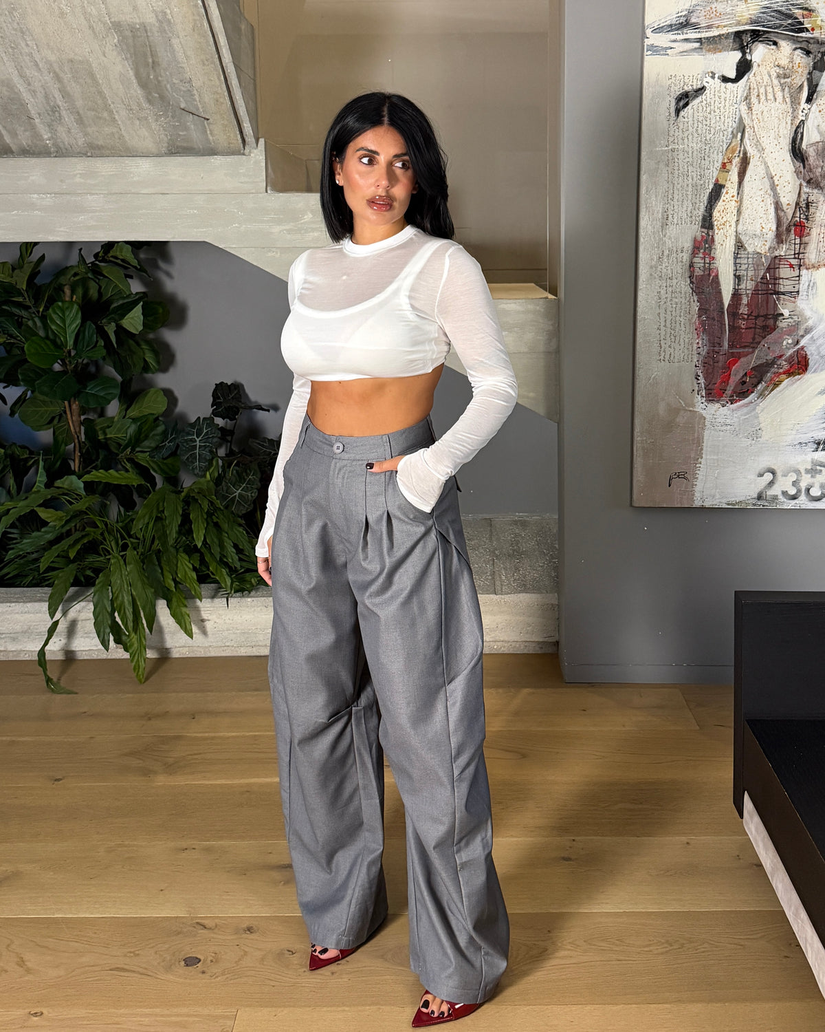 PANTALONE BAGGY GREY