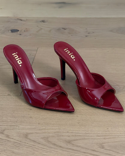 SANDALO MULE BORDEAUX