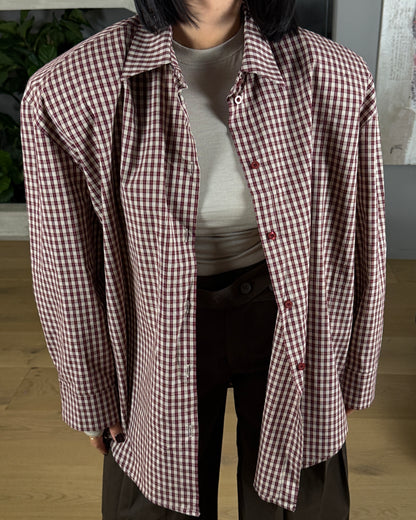 MAXI CAMICIA QUADRI