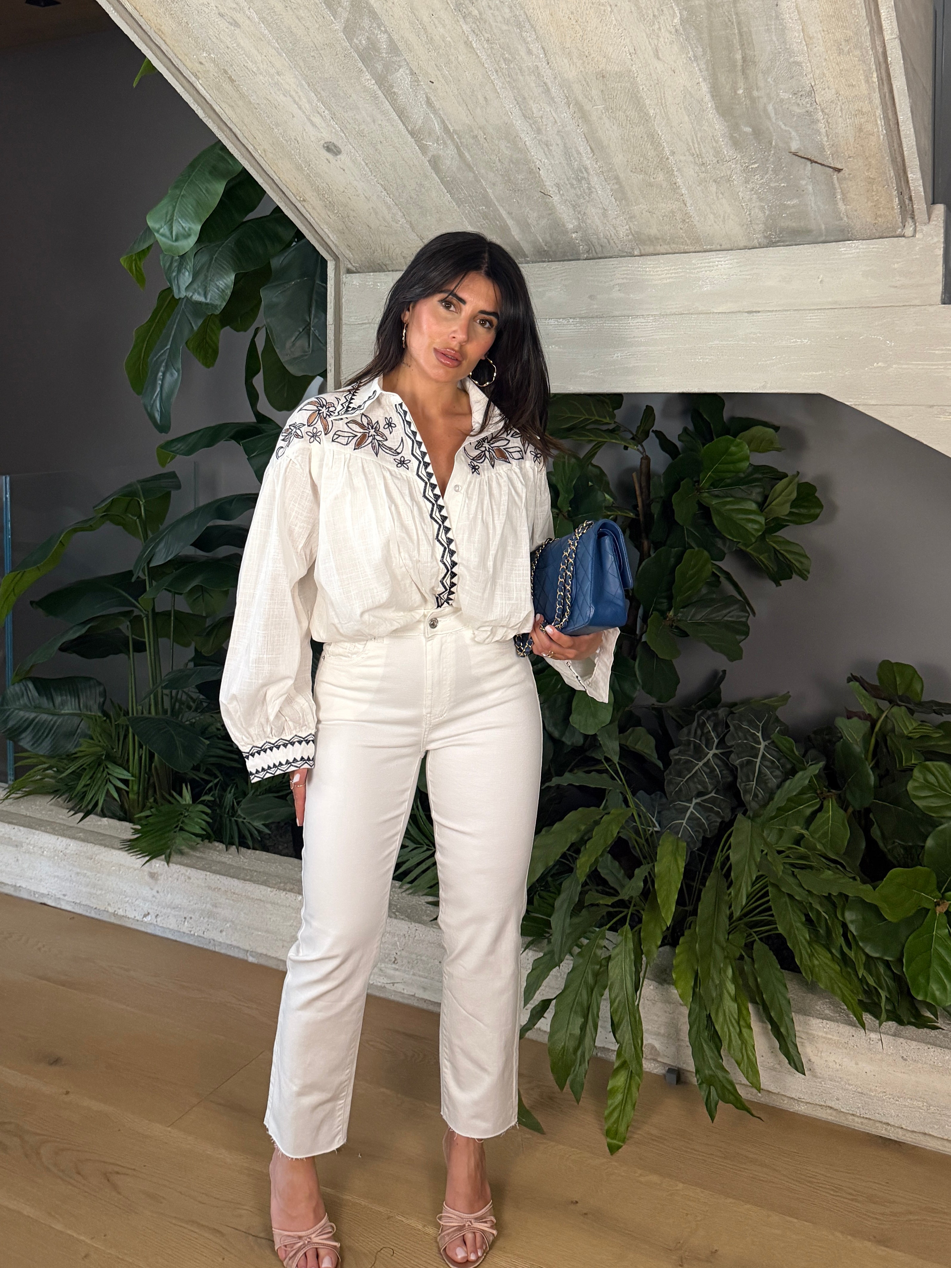 JEANS SKINNY WHITE